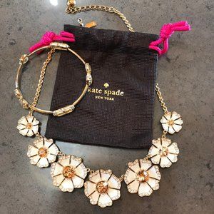 Kate Spade Garden Grove Graduated Flower Necklace